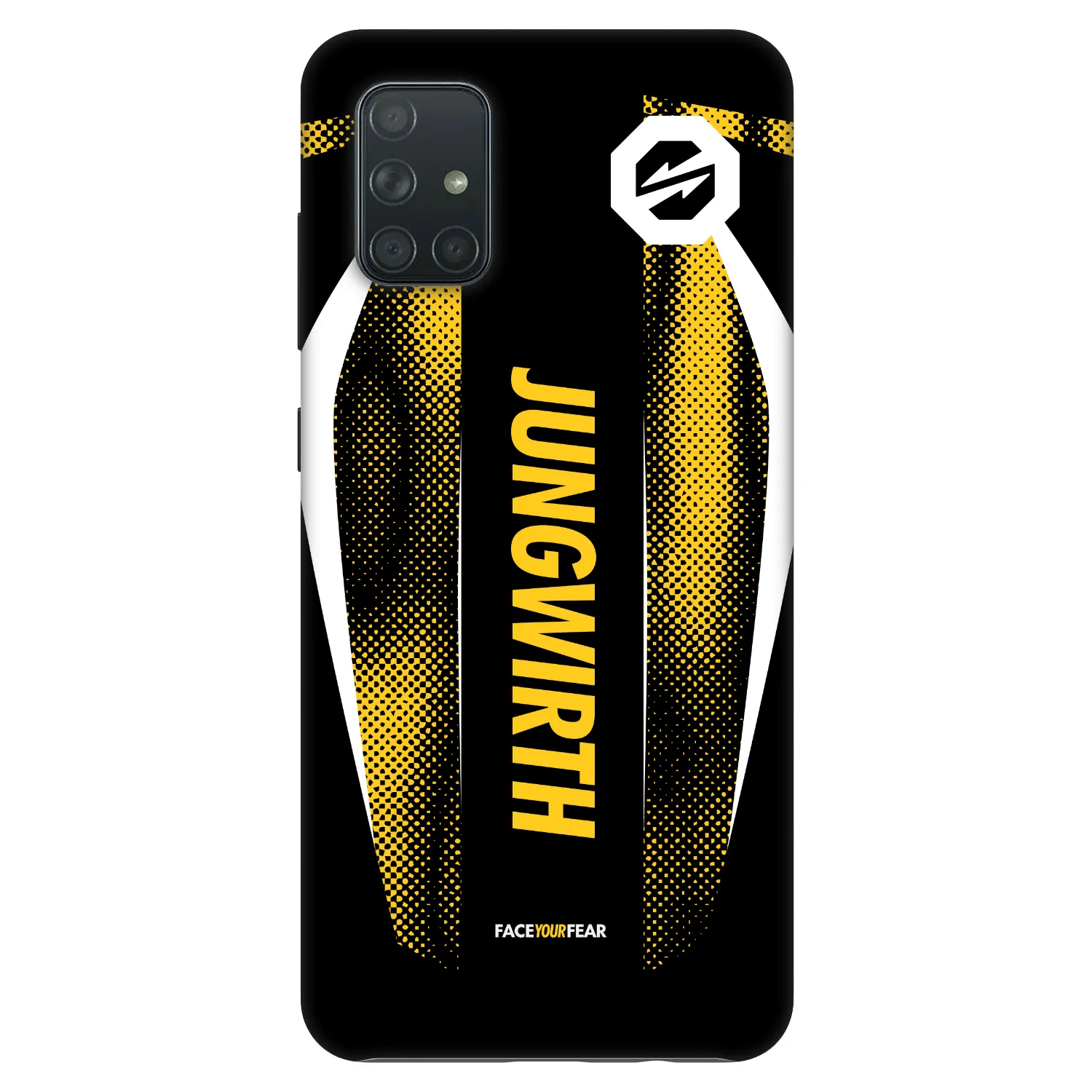 Picasee Fashion Case pro Samsung Galaxy A71 A715F - OKTAGON - Jungwirth Fight Jersey
