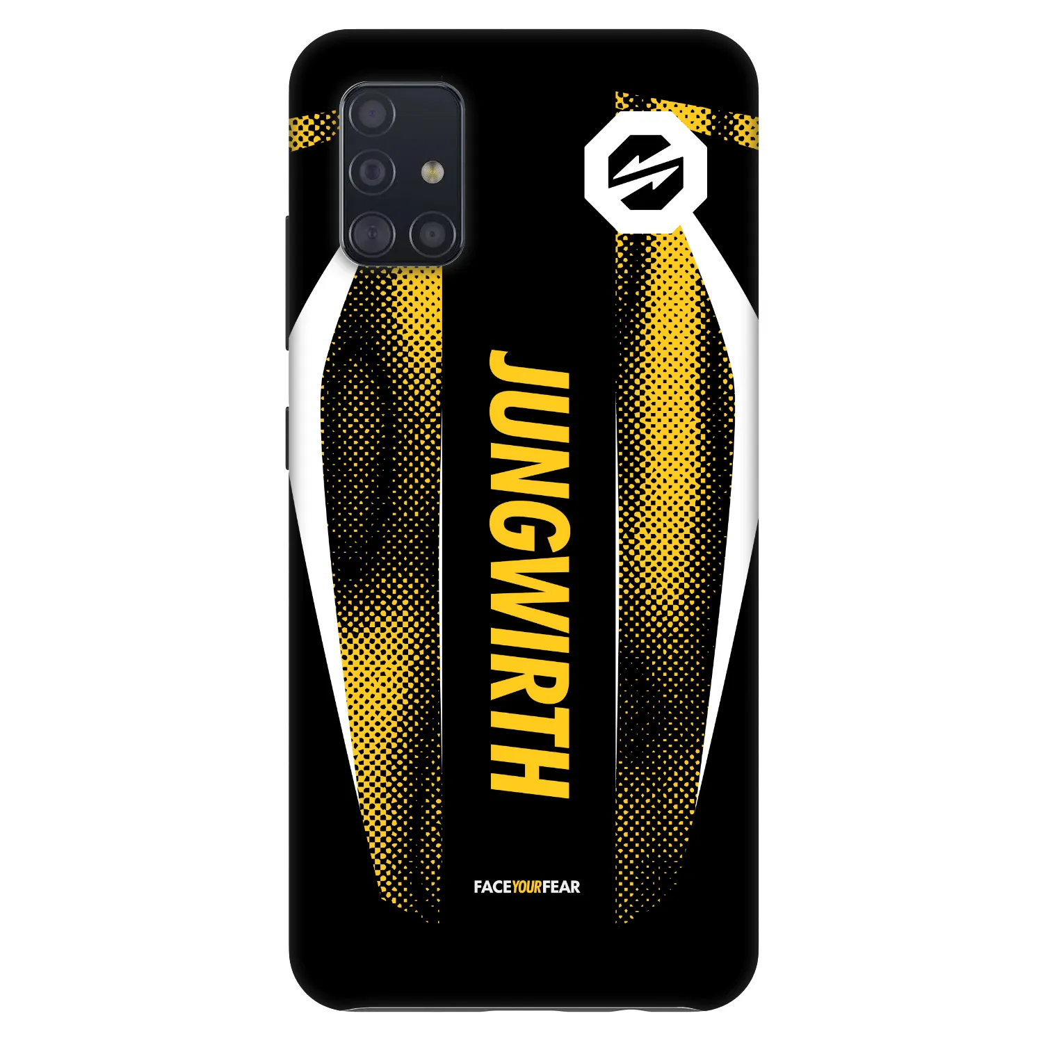 Picasee Fashion Case pro Samsung Galaxy A51 A515F - OKTAGON - Jungwirth Fight Jersey