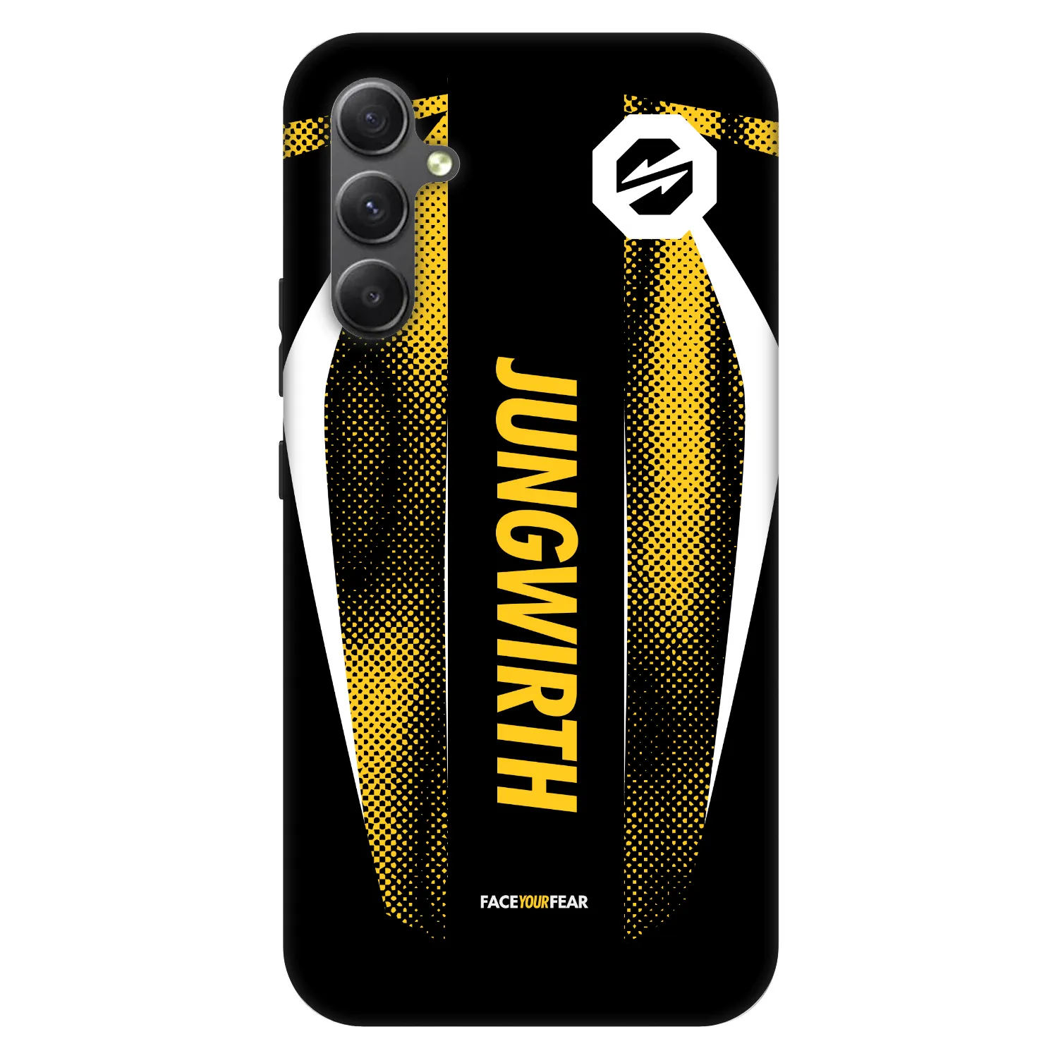 Picasee Fashion Case pro Samsung Galaxy A34 5G A346B - OKTAGON - Jungwirth Fight Jersey