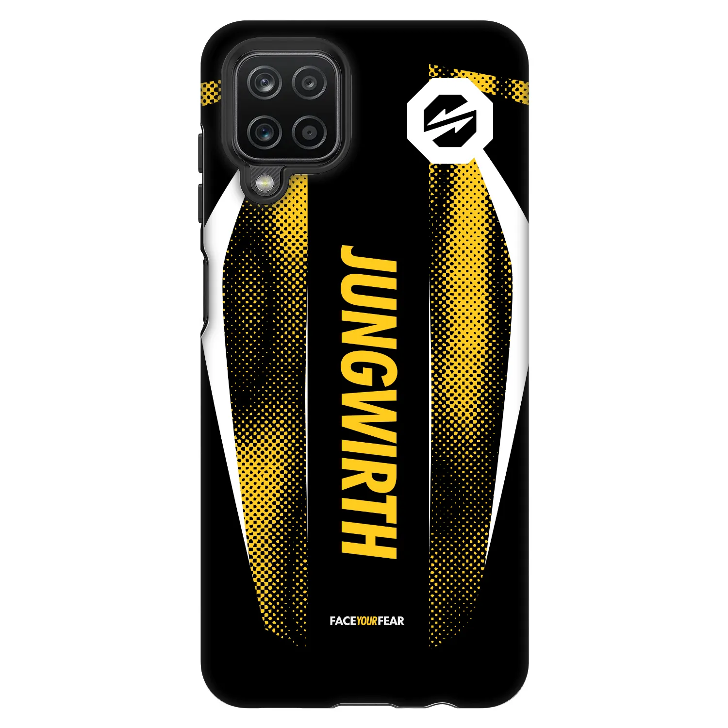 Picasee Fashion Case pro Samsung Galaxy A12 A125F - OKTAGON - Jungwirth Fight Jersey