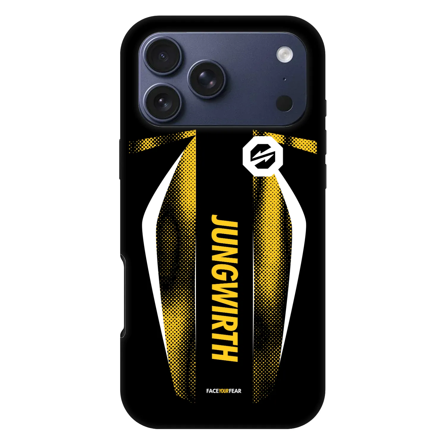 Picasee Fashion Case MagSafe Apple iPhone 17 Pro Max - OKTAGON - Jungwirth Fight Jersey