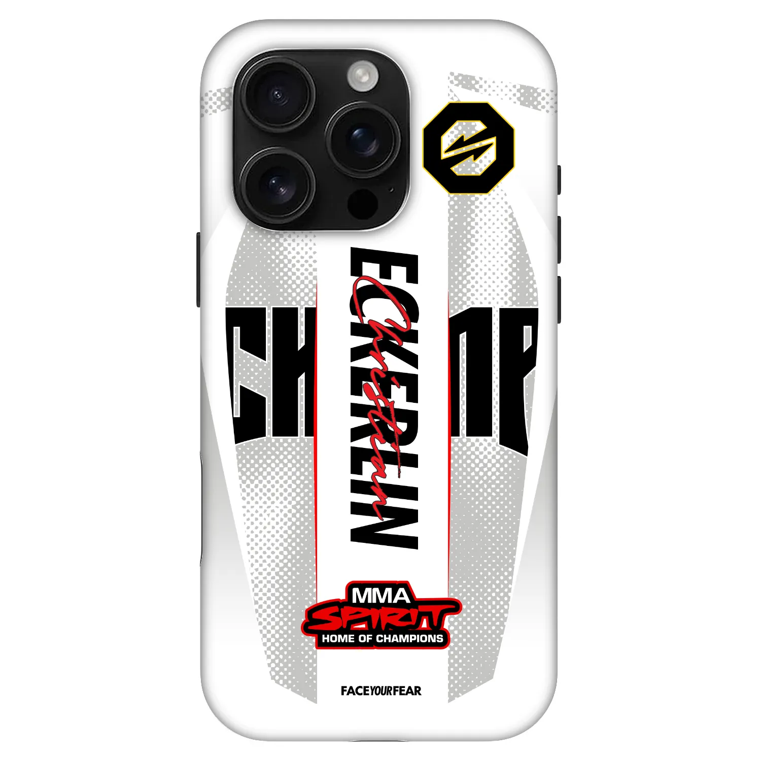 Picasee Fashion Case MagSafe Apple iPhone 16 Pro - OKTAGON - Eckerlin Fight Jersey