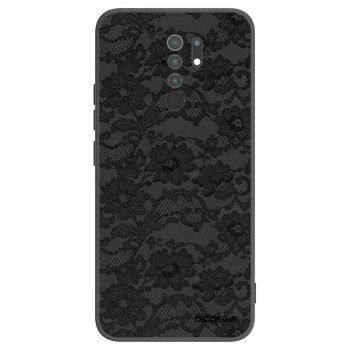 Picasee silikonový černý obal pro Xiaomi Redmi 9 - Dark Elegance