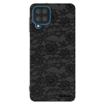 Picasee silikonový průhledný obal pro Samsung Galaxy A12 A125F - Dark Elegance