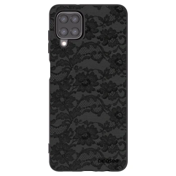 Picasee silikonový černý obal pro Samsung Galaxy A12 A125F - Dark Elegance