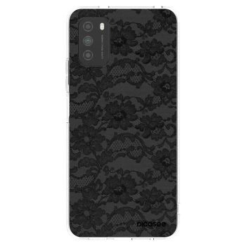 Picasee silikonový průhledný obal pro Xiaomi Poco M3 - Dark Elegance