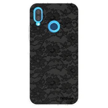 Picasee silikonový průhledný obal pro Huawei P20 Lite - Dark Elegance