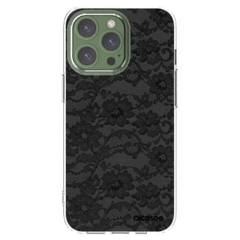 Picasee silikonový průhledný obal pro Apple iPhone 13 Pro - Dark Elegance
