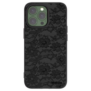 Picasee silikonový černý obal pro Apple iPhone 13 Pro - Dark Elegance