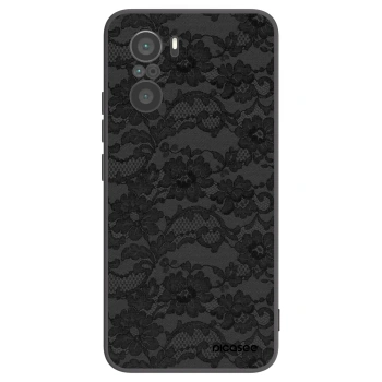 Picasee silikonový černý obal pro Xiaomi Poco F3 - Dark Elegance