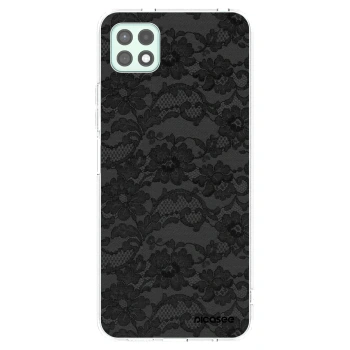 Picasee silikonový průhledný obal pro Samsung Galaxy A22 A226B 5G - Dark Elegance