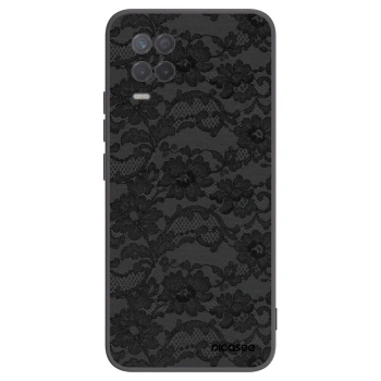 Picasee silikonový černý obal pro Realme 8 5G - Dark Elegance