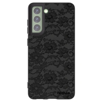 Picasee silikonový černý obal pro Samsung Galaxy S21 FE 5G - Dark Elegance