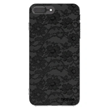 Picasee silikonový průhledný obal pro Apple iPhone 7 Plus - Dark Elegance