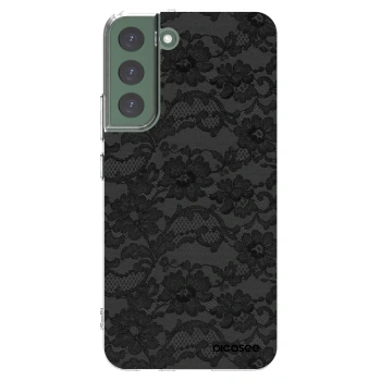 Picasee silikonový průhledný obal pro Samsung Galaxy S22+ 5G - Dark Elegance