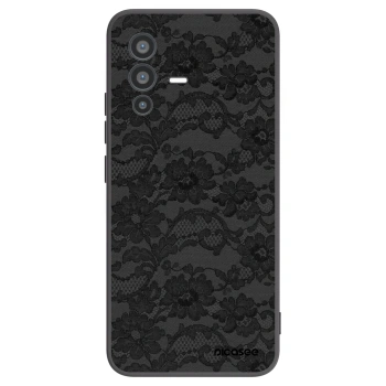 Picasee silikonový černý obal pro Vivo V23 5G - Dark Elegance