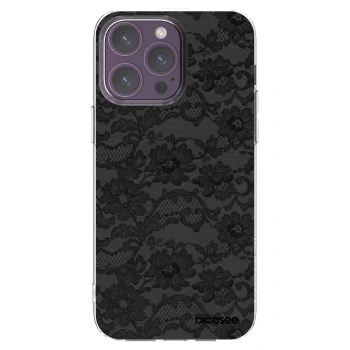 Picasee silikonový průhledný obal pro Apple iPhone 14 Pro Max - Dark Elegance