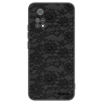 Picasee silikonový černý obal pro Xiaomi Poco M4 Pro - Dark Elegance