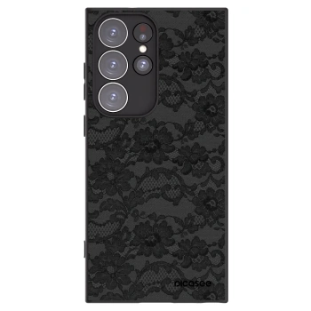 Picasee silikonový černý obal pro Samsung Galaxy S23 Ultra 5G - Dark Elegance