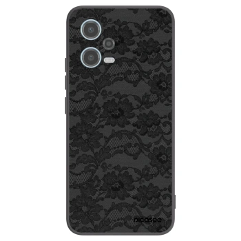 Picasee silikonový černý obal pro Xiaomi Redmi Note 12 5G - Dark Elegance