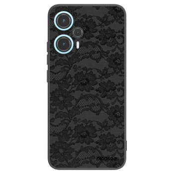 Picasee silikonový černý obal pro Xiaomi Poco F5 - Dark Elegance