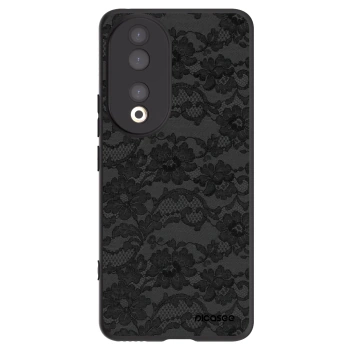 Picasee silikonový černý obal pro Honor 90 5G - Dark Elegance