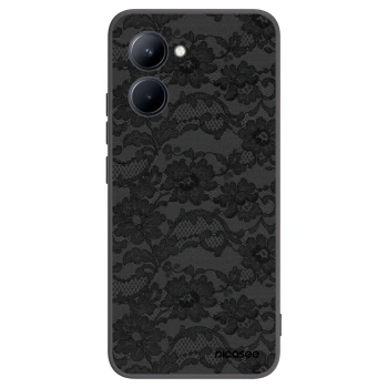 Picasee silikonový černý obal pro Realme C33 (2023) - Dark Elegance