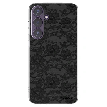 Picasee silikonový průhledný obal pro Samsung Galaxy S24+ S926B 5G - Dark Elegance