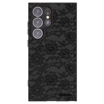 Picasee silikonový černý obal pro Samsung Galaxy S24 Ultra S928B 5G - Dark Elegance