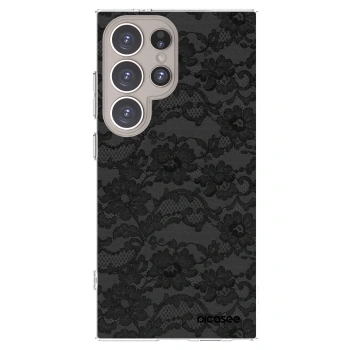 Picasee silikonový průhledný obal pro Samsung Galaxy S24 Ultra S928B 5G - Dark Elegance