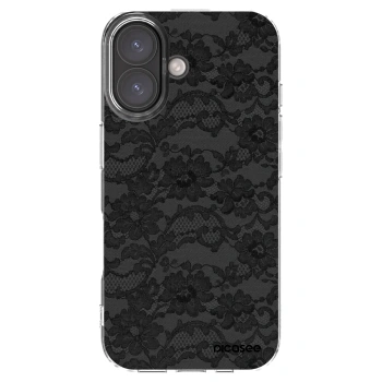 Picasee silikonový průhledný obal pro Apple iPhone 16 - Dark Elegance