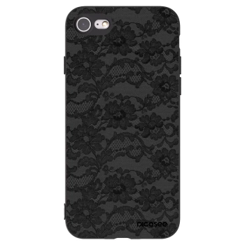 Picasee silikonový černý obal pro Apple iPhone 8 - Dark Elegance