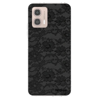 Picasee silikonový průhledný obal pro Motorola Moto G53 5G - Dark Elegance