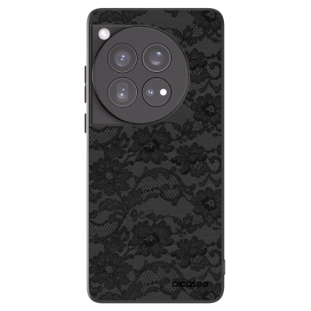 Picasee silikonový černý obal pro OnePlus 12 5G - Dark Elegance