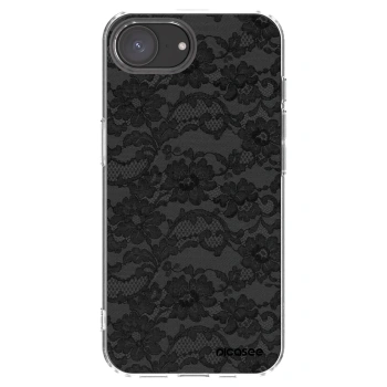 Picasee silikonový průhledný obal pro Apple iPhone 16e - Dark Elegance