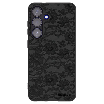 Picasee silikonový černý obal pro Samsung Galaxy S25 5G - Dark Elegance