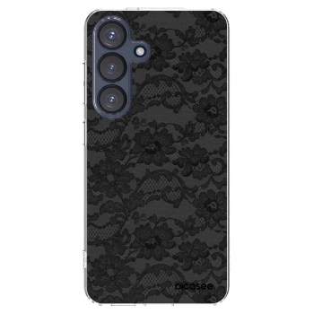 Picasee silikonový průhledný obal pro Samsung Galaxy S25 5G - Dark Elegance