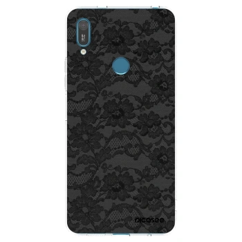 Picasee silikonový průhledný obal pro Huawei Y7 2019 - Dark Elegance