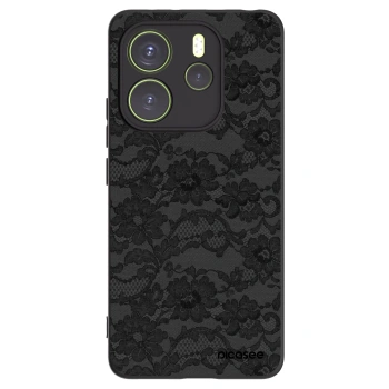 Picasee silikonový černý obal pro Xiaomi Redmi Note 14 4G - Dark Elegance
