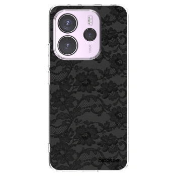 Picasee silikonový průhledný obal pro Xiaomi Redmi Note 14 4G - Dark Elegance