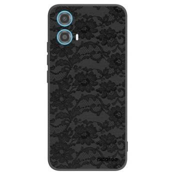 Picasee silikonový černý obal pro Motorola Moto G34 5G - Dark Elegance