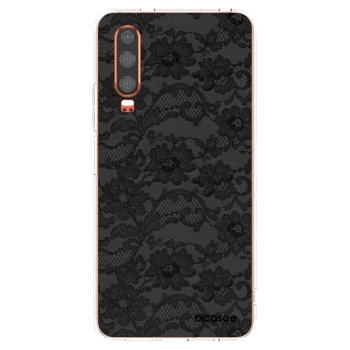 Picasee silikonový průhledný obal pro Huawei P30 - Dark Elegance