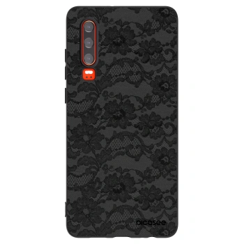Picasee silikonový černý obal pro Huawei P30 - Dark Elegance