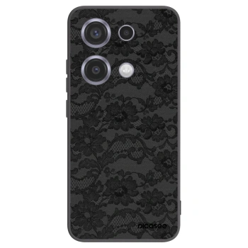 Picasee silikonový černý obal pro Xiaomi Redmi Note 14S - Dark Elegance