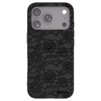 Picasee silikonový černý obal pro Apple iPhone 17 Pro - Dark Elegance