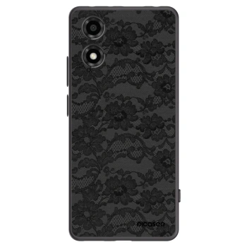 Picasee silikonový černý obal pro Motorola Moto E14 - Dark Elegance