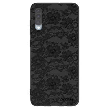 Picasee silikonový černý obal pro Samsung Galaxy A70 A705F - Dark Elegance