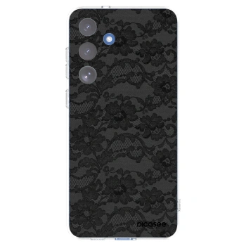 Picasee silikonový průhledný obal pro Samsung Galaxy S25 FE 5G - Dark Elegance