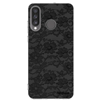 Picasee silikonový průhledný obal pro Huawei P30 Lite - Dark Elegance