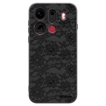 Picasee silikonový černý obal pro OPPO Find X9 Pro - Dark Elegance